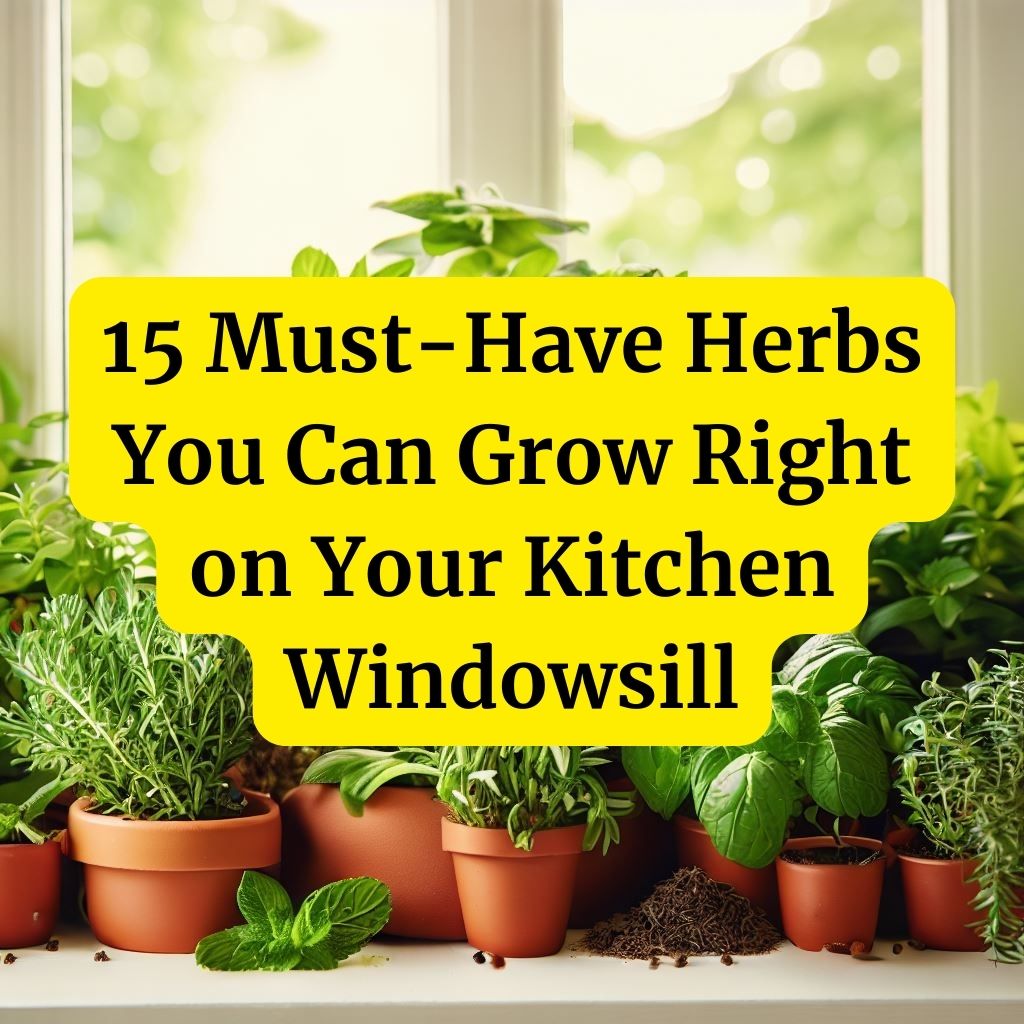 15 Must-Have Herbs You Can Grow Right on Your Kitchen Windowsill