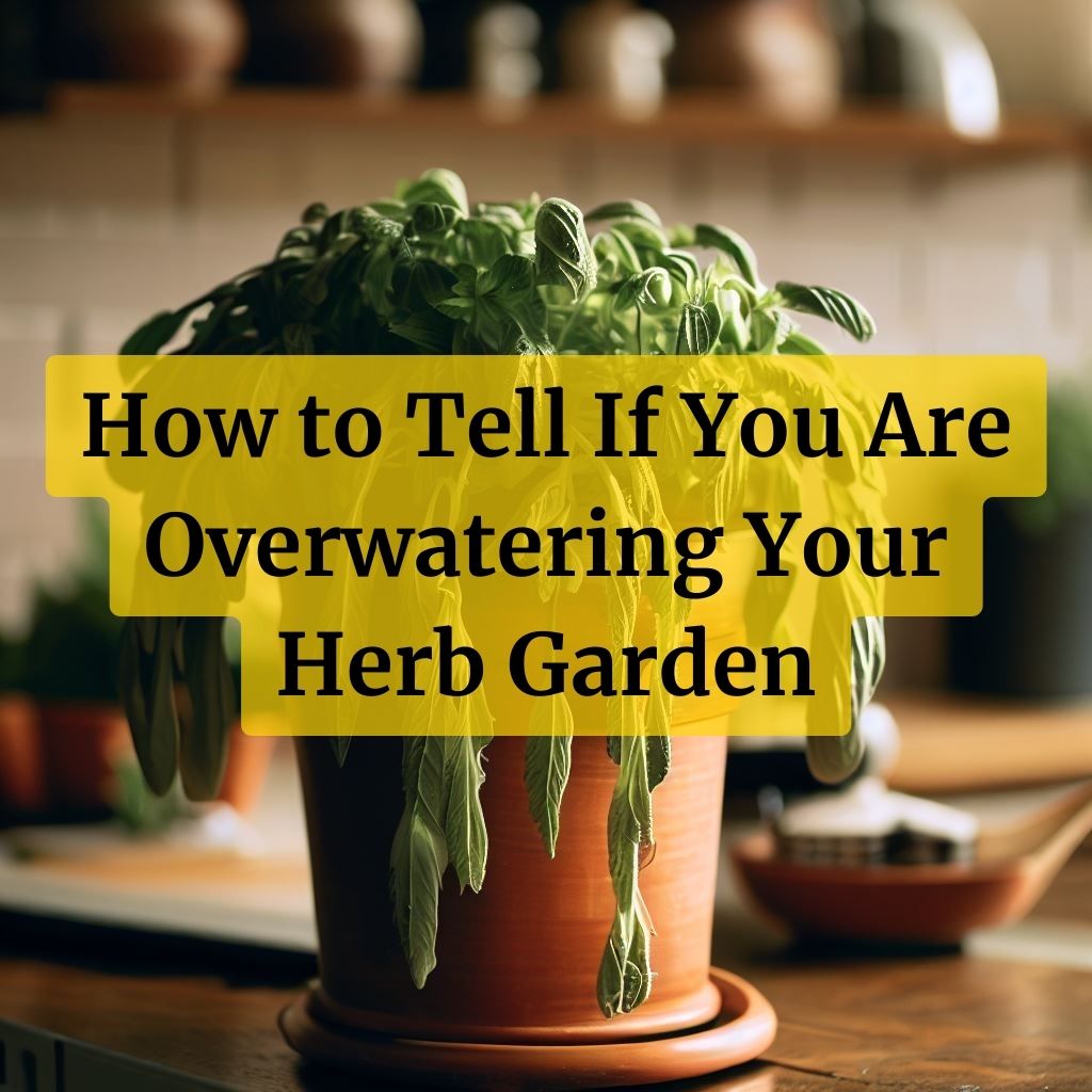 How to Tell If You Are Overwatering Your Herb Garden