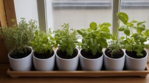 Indoor Herb Garden with drainage