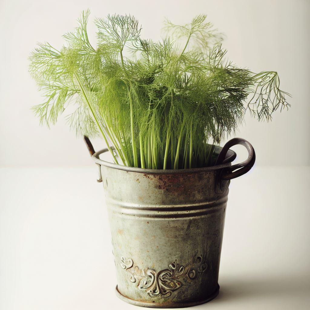 fennel in pot