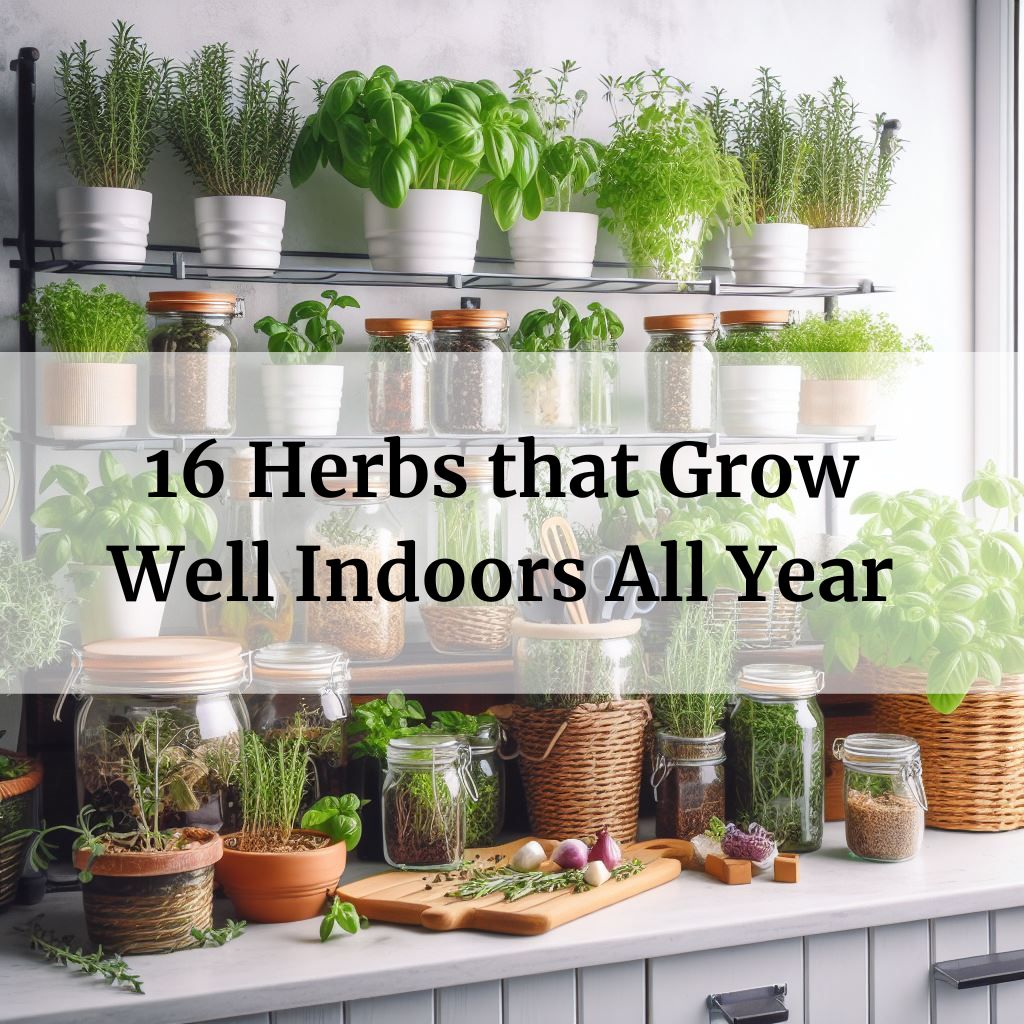 16 Herbs that Grow Well Indoors All Year