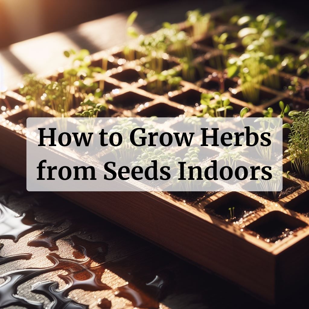 How to Grow Herbs from Seeds Indoors