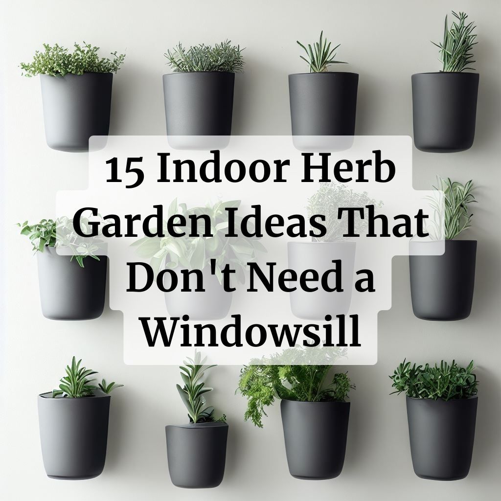 15 Indoor Herb Garden Ideas That Don't Need a Windowsill