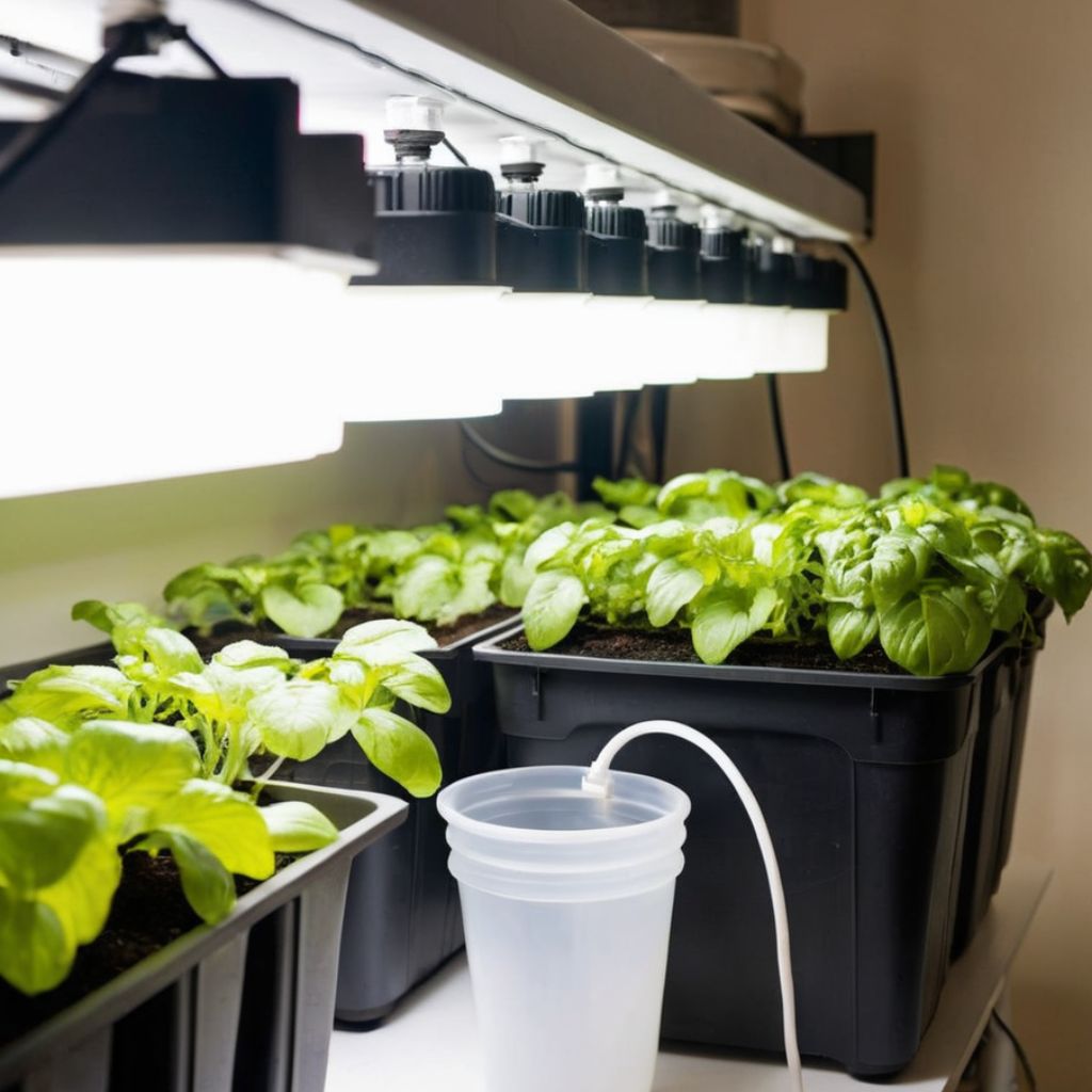 Single-Bucket Hydroponic System