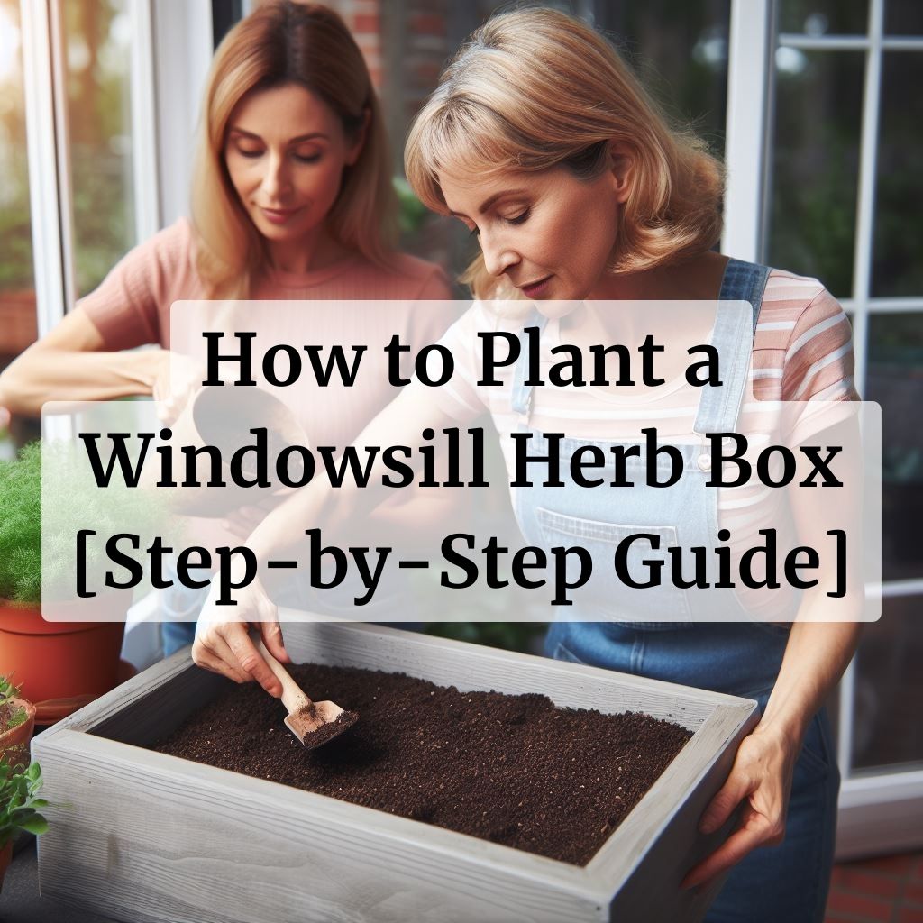 How to Plant Windowsill Herb Box