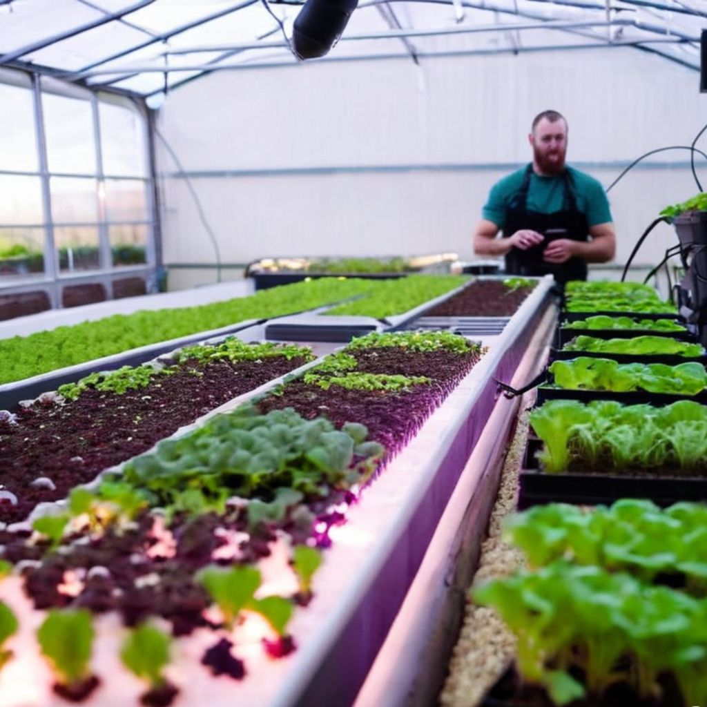 commercial aquaponics operation