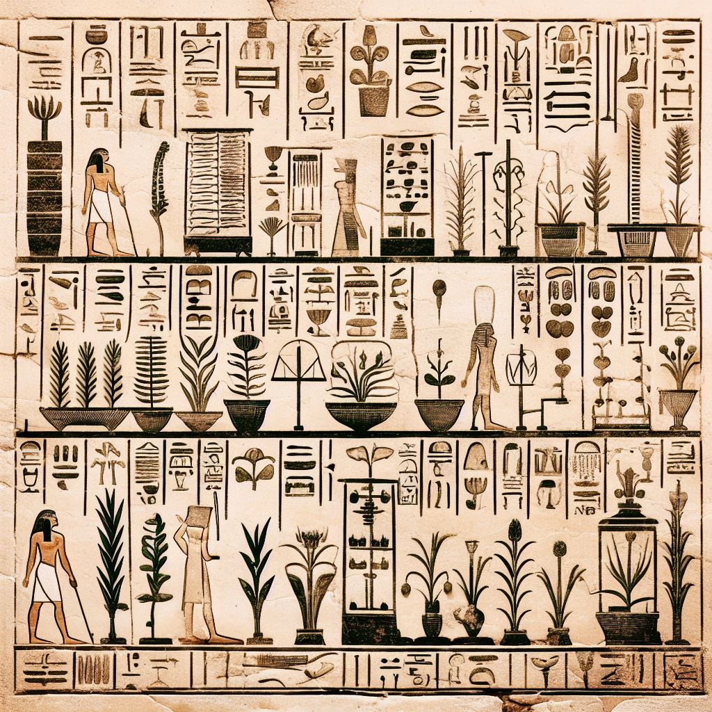 hieroglyphics from ancient Egypt