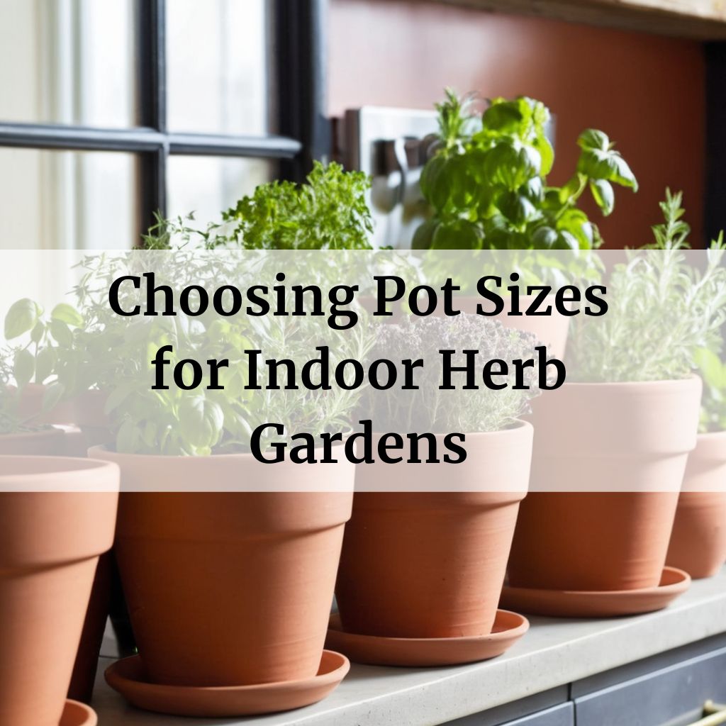 Choosing Pot Sizes for Indoor Herb Gardens