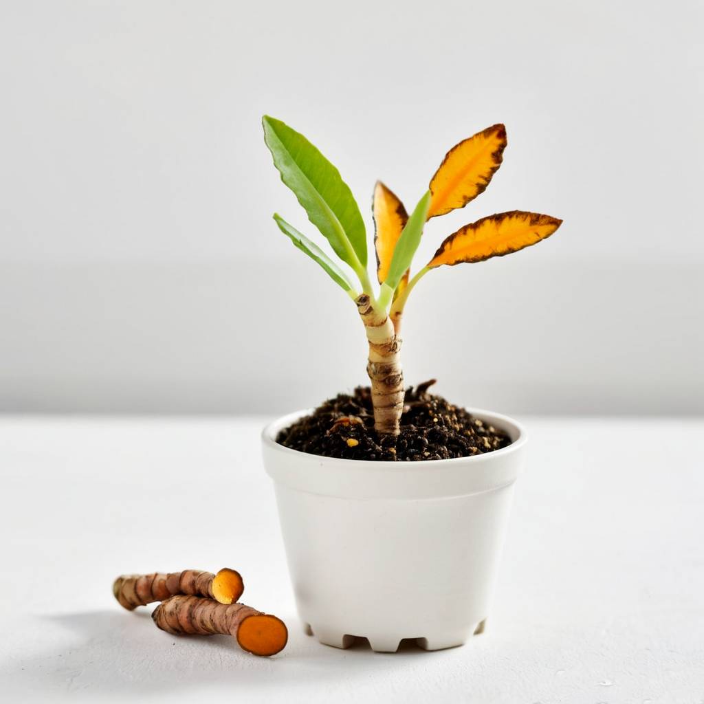 turmeric seedling