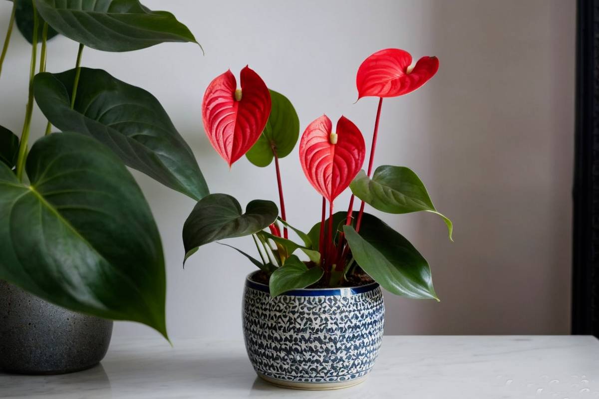 Anthurium plant