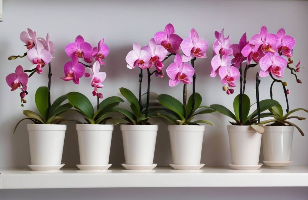 young Pink Moth Orchids