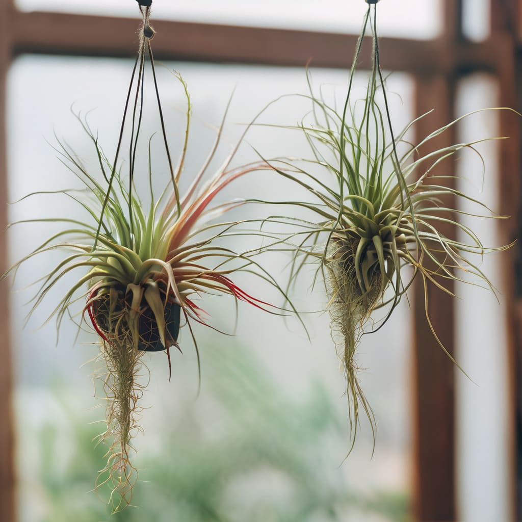 hanging Air Tillandsias