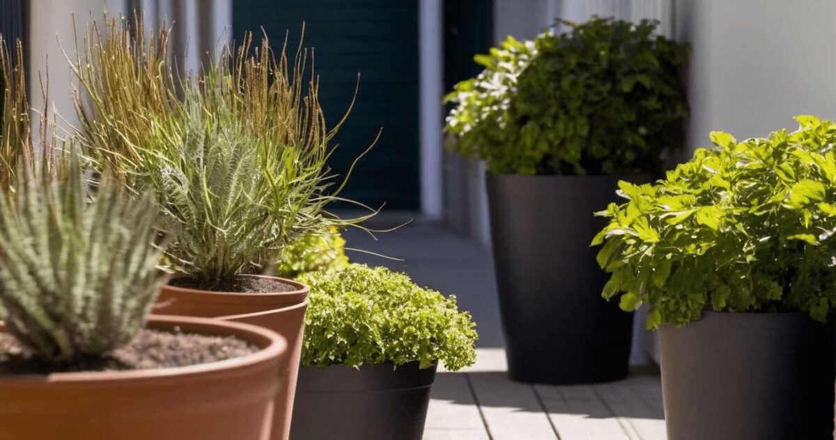 outdoor plants midday