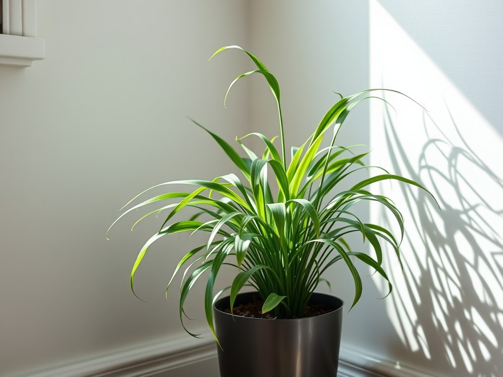 spider plant low light