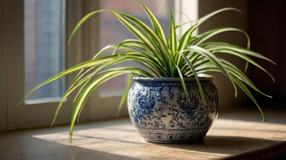 spider plant bright indirect light