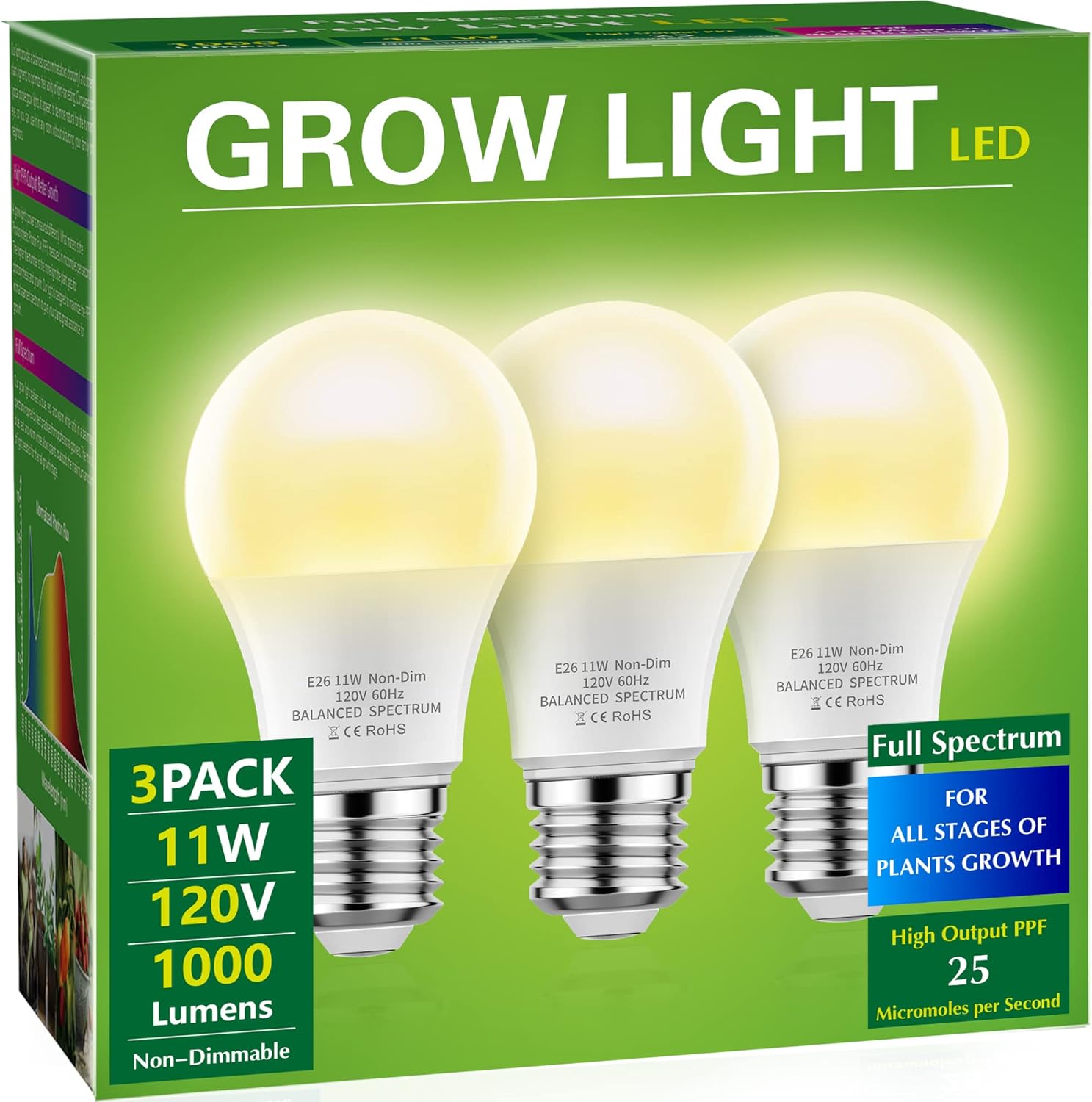 grow light bulb pack