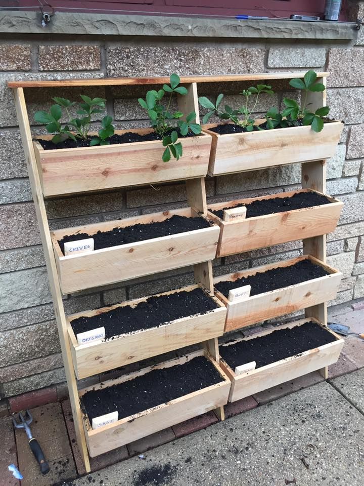 pallet balcony garden