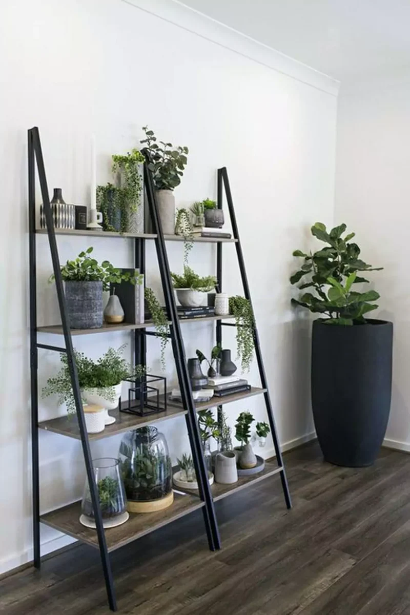 modern metal ladder